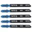 YATO Pílové listy na dekopírovaciu pílu pre kov T-záchyt 12TPI 75/1,0 mm HSS (5 ks)