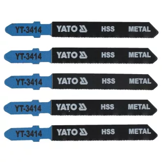 YATO Dekupírske pílovoé listy T32TPI 75/1,0 mm HSS (5 ks)