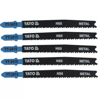   YATO Pilový list na dekopírovací pílu pre kov, T uchopenie 24-10TPI 100/1,0 mm HSS (5 kusov)