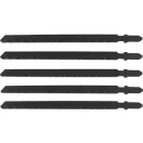 YATO Pílový list na dekupírovaciu pílu pre kovy s T-upínacím systémom 21TPI 130/1,0 mm HSS (5 ks)