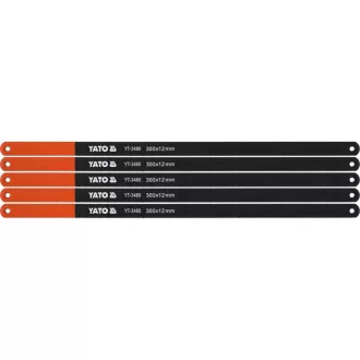 YATO ručný pílový list na kov 300 x 12 mm 24TPI (5 ks)