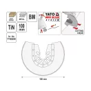 YATO Pílový kotúč pre multifunkčný stroj 100 mm bimetal-titan-nitrid