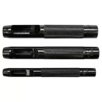 YATO Kožený piercingový set 3 diely 6-10 mm