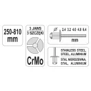 Harmonic Pop nitovacie kliešte YATO 250-810 mm (2,4-6,4 mm)