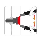 Sada nitovacích klieští YATO s pákou 330 mm (M5-M6-M8-M10-M12)