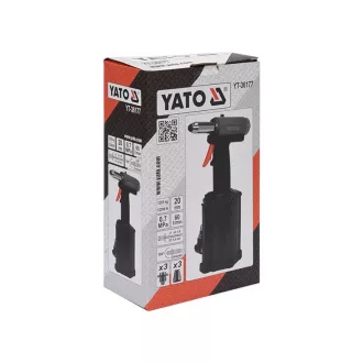 YATO Pneumatický uťahovač nitov 1/4" 4,0 - 6,4 mm