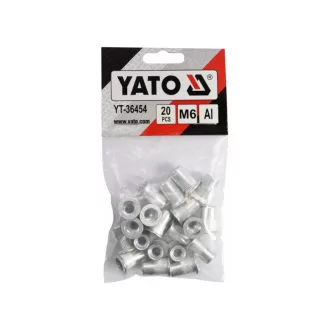 YATO hliníková nitovacia matica M6 (20 ks)
