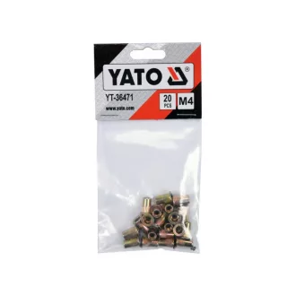 YATO Oceľová nitovacia matica M4 (20 ks)