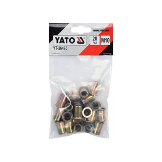 YATO Oceľová nitovacia matica M10 (20 ks)