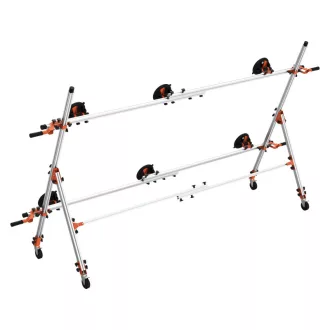 YATO Držiak na listy s kolieskami, 6 kusov prísaviek