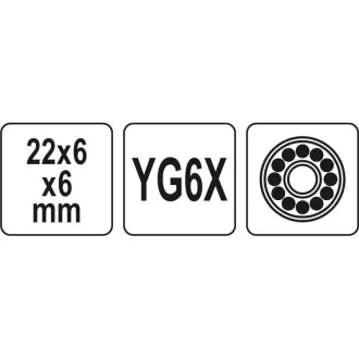 YATO Keramický rezač 22 x 6 x 6 mm