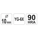 YATO Vrták na sklo a obkladačky 10 mm