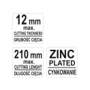 YATO Rezač laminátových podláh 210 x 12 mm