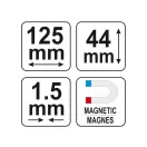 YATO Profilová šablona 125 mm
