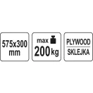Vozík YATO 575 x 300 mm 200 kg