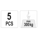 Sada na prepravu nábytku YATO 5 dielov 300kg