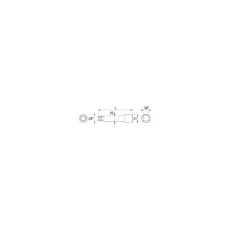   YATO nástrčný kľúč predlžovacia stopka 3/8" 254 mm CrV
