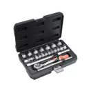 Sada nástrčných kľúčov YATO 22 kusov 3/8" 6-22 mm CrV