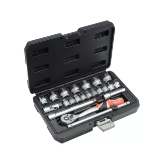   Sada nástrčných kľúčov YATO 22 kusov 3/8" 6-22 mm CrV