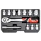 YATO sada nástrčných kľúčov 12 dielov 1/2" 10-24 mm CrV