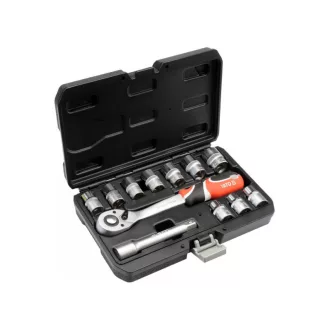   YATO sada nástrčných kľúčov 12 dielov 1/2" 10-24 mm CrV