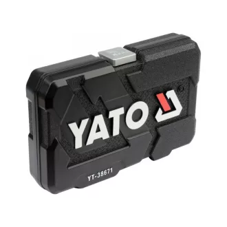   YATO sada nástrčných kľúčov 12 dielov 1/2" 10-24 mm CrV