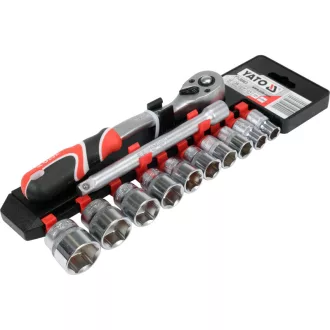   Sada nástrčných kľúčov YATO 12 kusov 3/8" 10-24 mm CrV