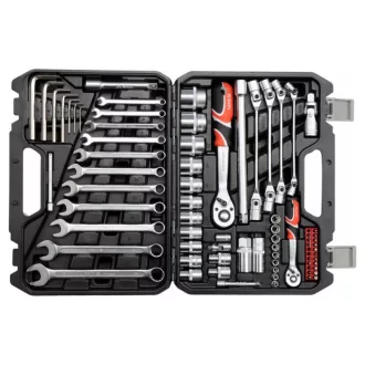   Sada nástrčných kľúčov YATO 77 kusov 1/4", 1/2" CrV