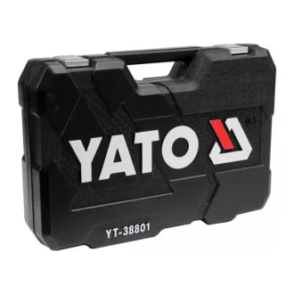   Sada nástrčných kľúčov YATO 120 kusov 1/4", 3/8", 1/2" CrV