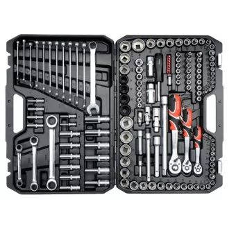   Sada nástrčných kľúčov YATO 150 kusov 1/4", 3/8", 1/2" CrV