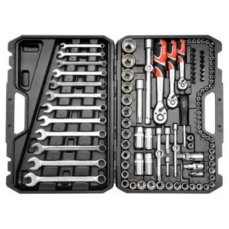   Sada nástrčných kľúčov YATO 111 kusov 1/4", 3/8", 1/2" CrV