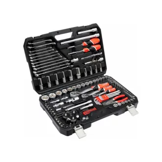   Sada nástrčných kľúčov YATO 126 kusov 1/4", 3/8", 1/2" CrV