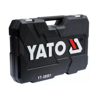   Sada náradia YATO 129 dielov 1/4", 3/8", 1/2" CrV CrMo