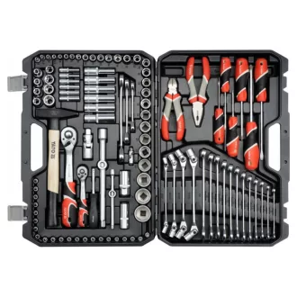 Sada náradia YATO 109 kusov 1/4", 1/2" CrV CrMo