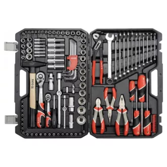 Sada náradia YATO 122 kusov 1/4", 1/2" CrV CrMo