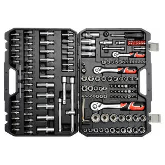   Sada nástrčných kľúčov YATO 173 kusov 1/4", 3/8", 1/2" CrV