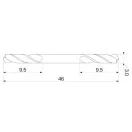 YATO Obojzákonný závitový vrták 3,0 x 46/9,5 mm HSS