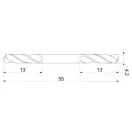 YATO Dvojitý šnekový vrták 4,2 x 55/13 mm HSS