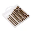 YATO Sada šnekových vŕtakov s dvojitým koncom od 3 do 6 mm HSS
