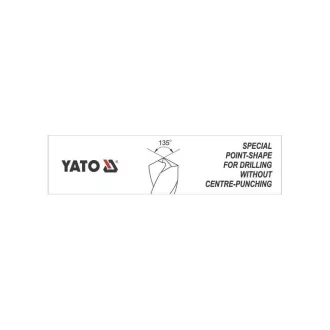 YATO Spiralový vrták 2,5 x 57/30 mm HSS Co (2 ks)