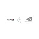 YATO Šneková vŕtačka 3,0 x 61/33 mm HSS Co (2 ks)