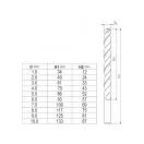 YATO Sada spirálových vŕtačiek 10 kusov 1-10 mm HSS Co
