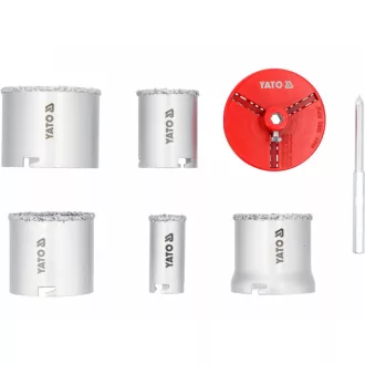 YATO Sada vrtákov na dieru Carbide 33 - 83 mm