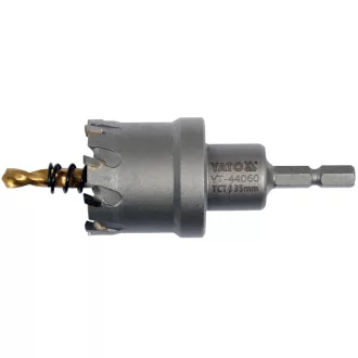YATO Otvárač otvorov 35 mm TCT s upínacím bitom