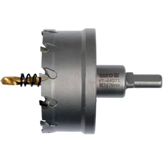 YATO Kruhový rezák 70 mm TCT s bitovým upínacím