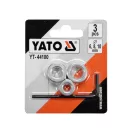 YATO Sada vrtákov na špirálu s hĺbkovým obmedzovačom 3 kusy 6, 8, 10 mm