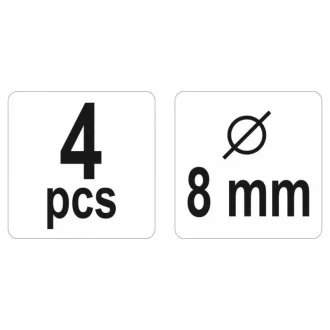 YATO značkovač na hmoždinky 8 mm (4 ks)