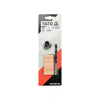 YATO Sada na zarážanie kolíkov 6 mm 17 dielna
