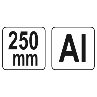 YATO Nastaviteľná vŕtacia šablóna 250 mm Hliník