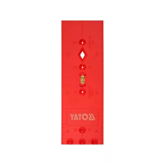   YATO Závesová šablóna na vŕtanie s vodováhou 270 x 55 x 3,6 mm